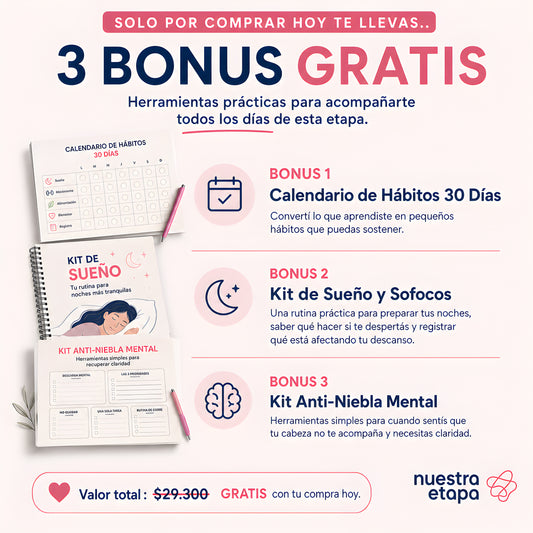 No Estás Loca, Son Tus Hormonas — Guía de Menopausia y Perimenopausia